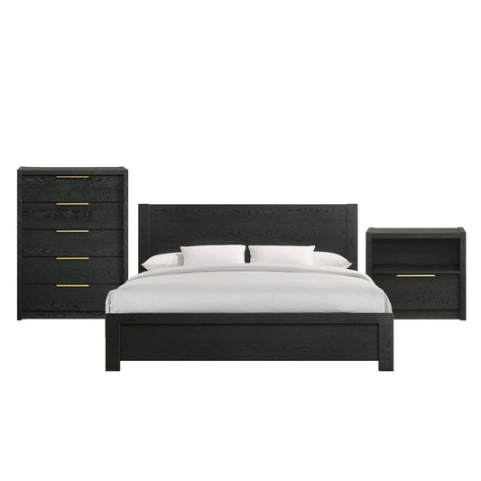 Picket House Furnishings - Ardmore Bend King 3PC Bedroom Set in Black - B-19230-8-KB-3PC view 1