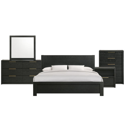 Picket House Furnishings - Ardmore Bend King 5PC Bedroom Set in Black - B-19230-8-KB-5PC view 1
