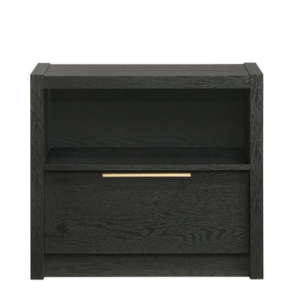 Picket House Furnishings - Ardmore Bend Nightstand with USB in Black - B-19230-8-NS view 2