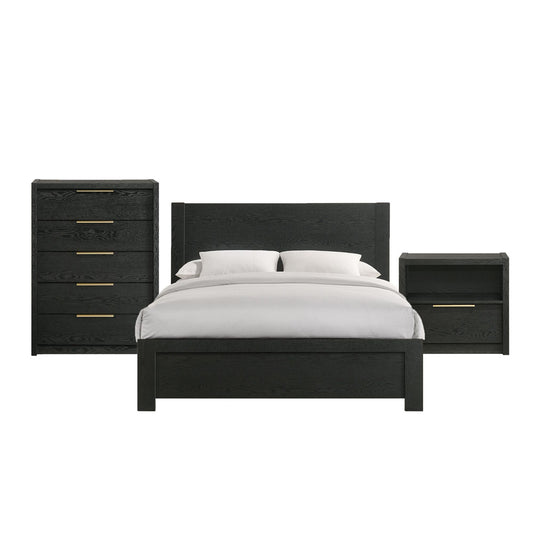 Picket House Furnishings - Ardmore Bend Queen 3PC Bedroom Set in Black - B-19230-8-QB-3PC view 1