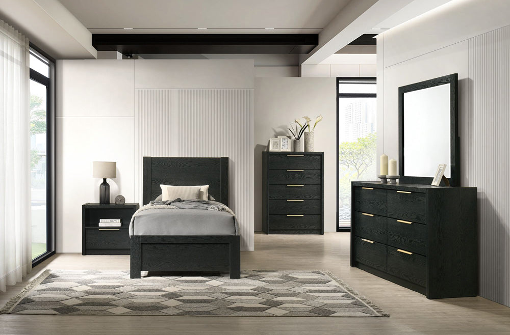 Picket House Furnishings - Ardmore Bend Twin 3PC Bedroom Set in Black - B-19230-8-TB-3PC view 12