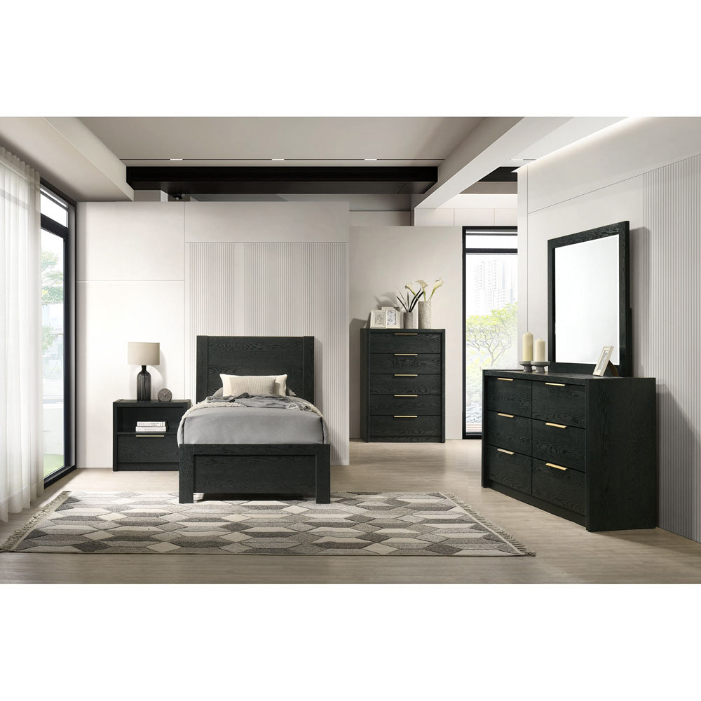 Picket House Furnishings - Ardmore Bend Twin Bed in Black - B-19230-8-TB view 3