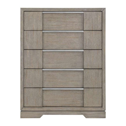 Picket House Furnishings - Argo 5-Drawer Chest in Grey - B-9770-3-CH veiw 2