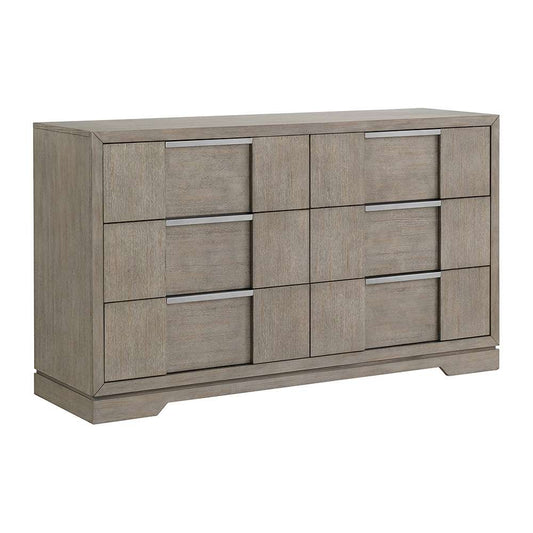 Picket House Furnishings - Argo 6-Drawer Dresser in Grey - B-9770-3-DR veiw 1