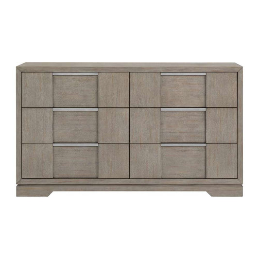 Picket House Furnishings - Argo 6-Drawer Dresser in Grey - B-9770-3-DR veiw 2