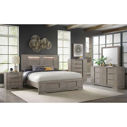 Picket House Furnishings - Argo Dresser and Mirror Set in Grey - B-9770-3-DRMR veiw 2
