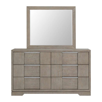 Picket House Furnishings - Argo Dresser and Mirror Set in Grey - B-9770-3-DRMR veiw 3