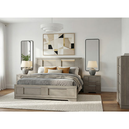 Picket House Furnishings - Argo King 4PC Bedroom Set in Grey - B-9770-3-KBL-NSCH view 3