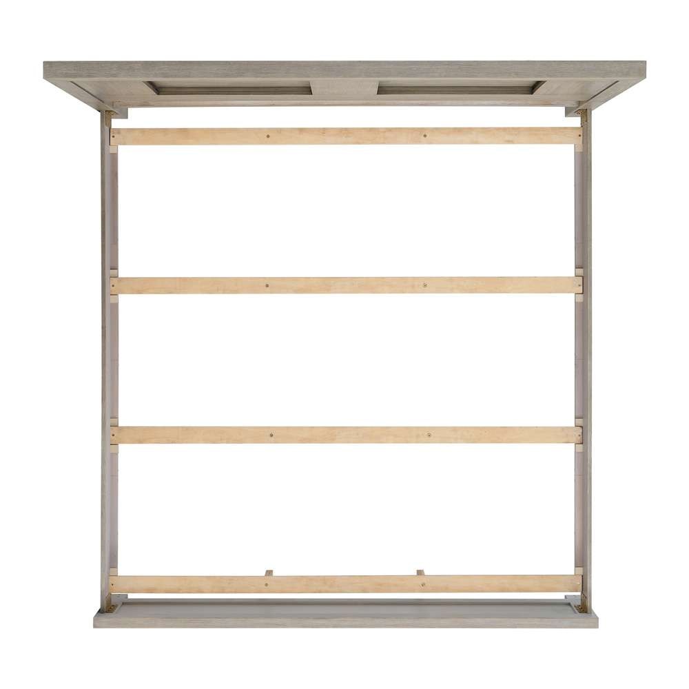 Picket House Furnishings - Argo King Panel Bed with LED in Grey - B-9770-3-KBL veiw 3