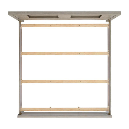 Picket House Furnishings - Argo King Panel Bed with LED in Grey - B-9770-3-KBL veiw 3