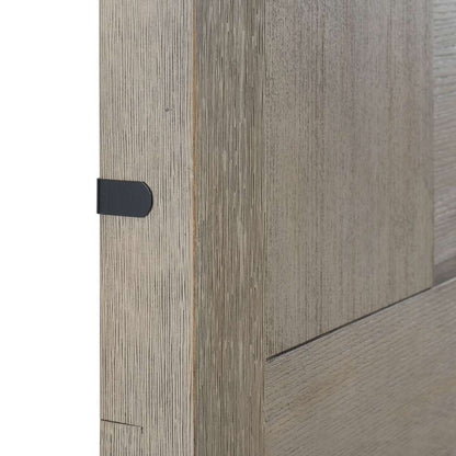 Picket House Furnishings - Argo King Panel Bed with LED in Grey - B-9770-3-KBL veiw 4