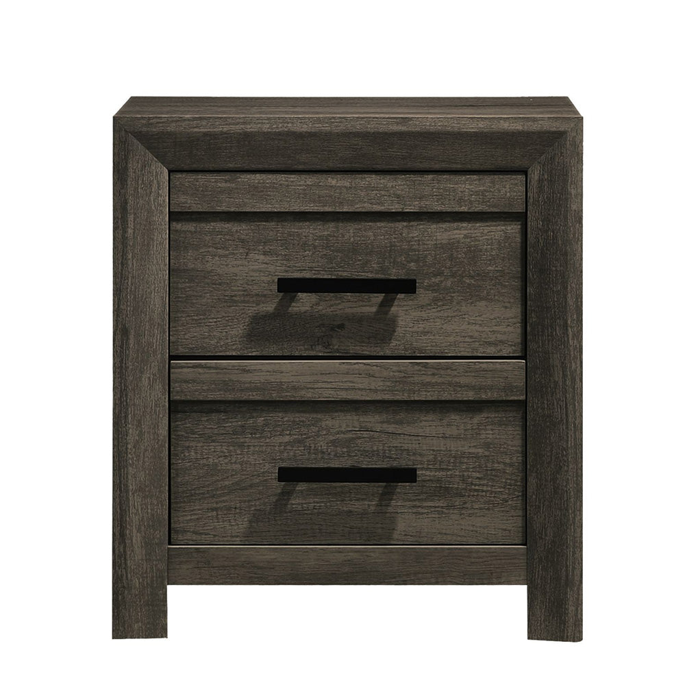 Picket House Furnishings - Ashford 2-Drawer Nightstand in Mocha Grey - EL400NSZS view 2