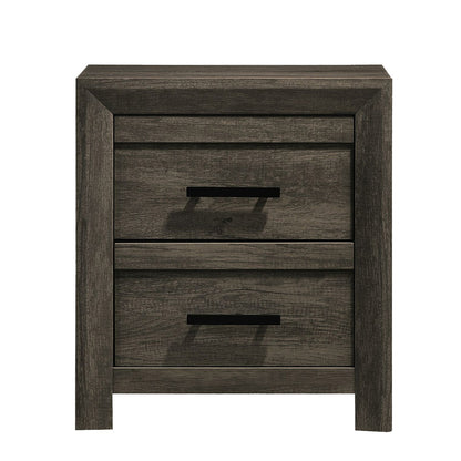 Picket House Furnishings - Ashford 2-Drawer Nightstand in Mocha Grey - EL400NSZS view 2