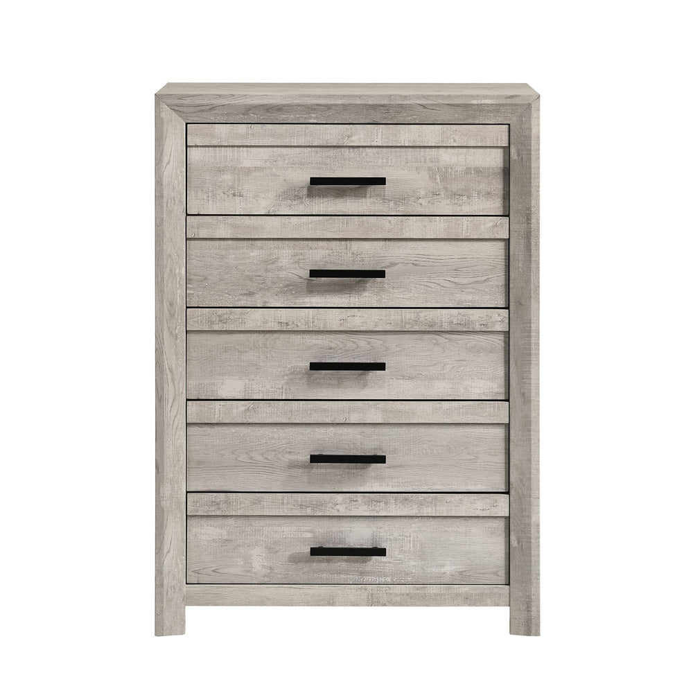 Picket House Furnishings - Ashford 5-Drawer Chest in White - EL700CHZS view 2