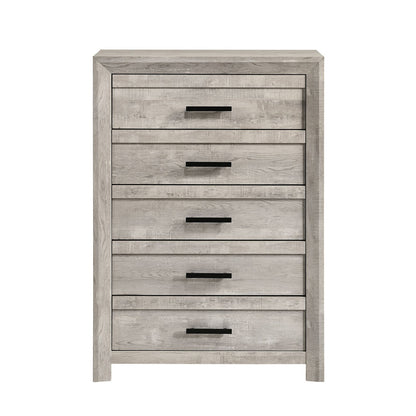Picket House Furnishings - Ashford 5-Drawer Chest in White - EL700CHZS view 2