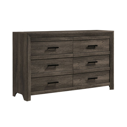 Picket House Furnishings - Ashford 6-Drawer Dresser in Mocha Grey - EL400DRZS view 1