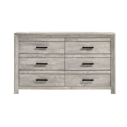 Picket House Furnishings - Ashford 6-Drawer Dresser in White - EL700DRZS view 2