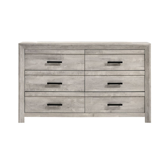 Picket House Furnishings - Ashford 6-Drawer Dresser in White - EL700DRZS view 2
