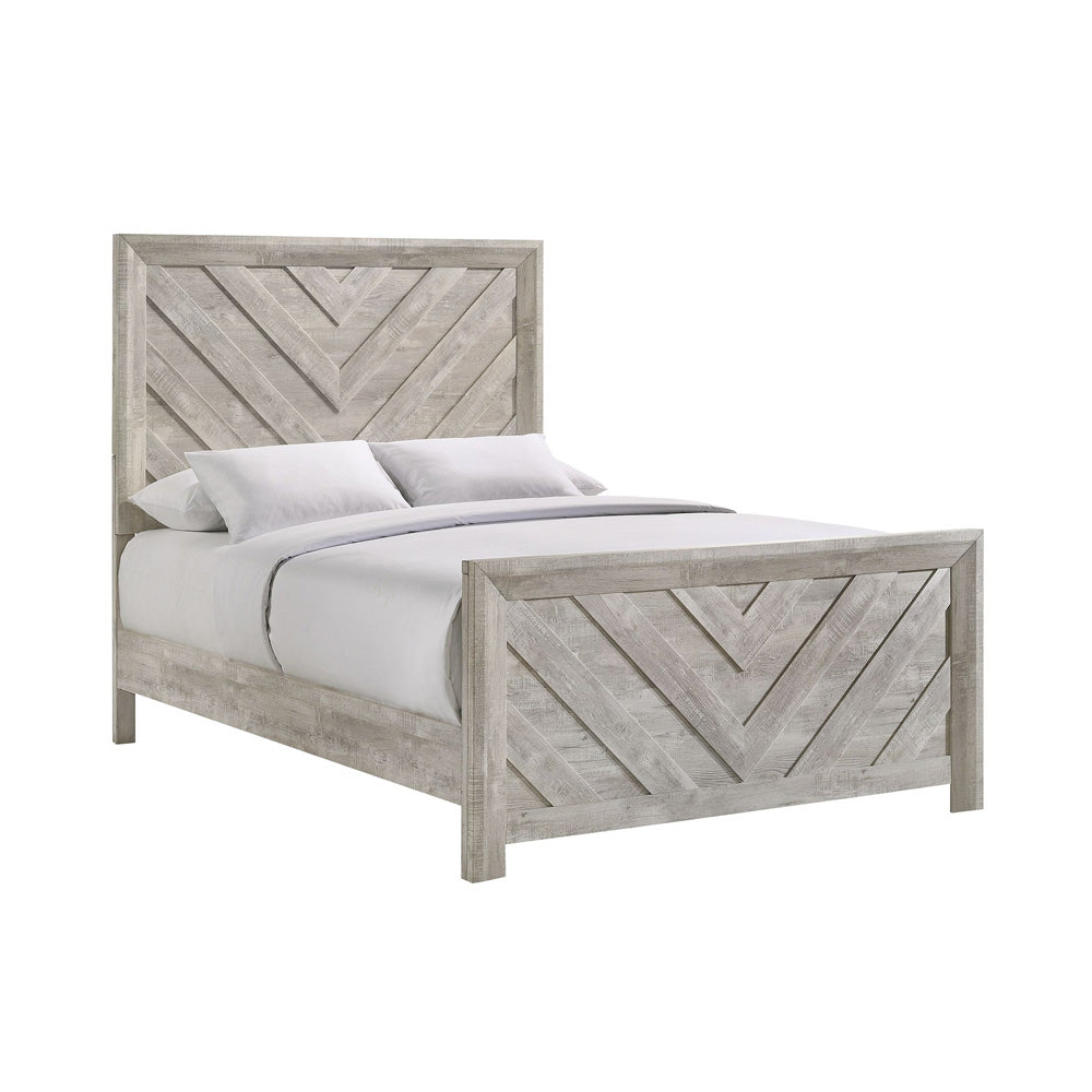 Picket House Furnishings - Ashford Full Panel 3PC Bedroom Set in White - EL700FBZS3PC view 2