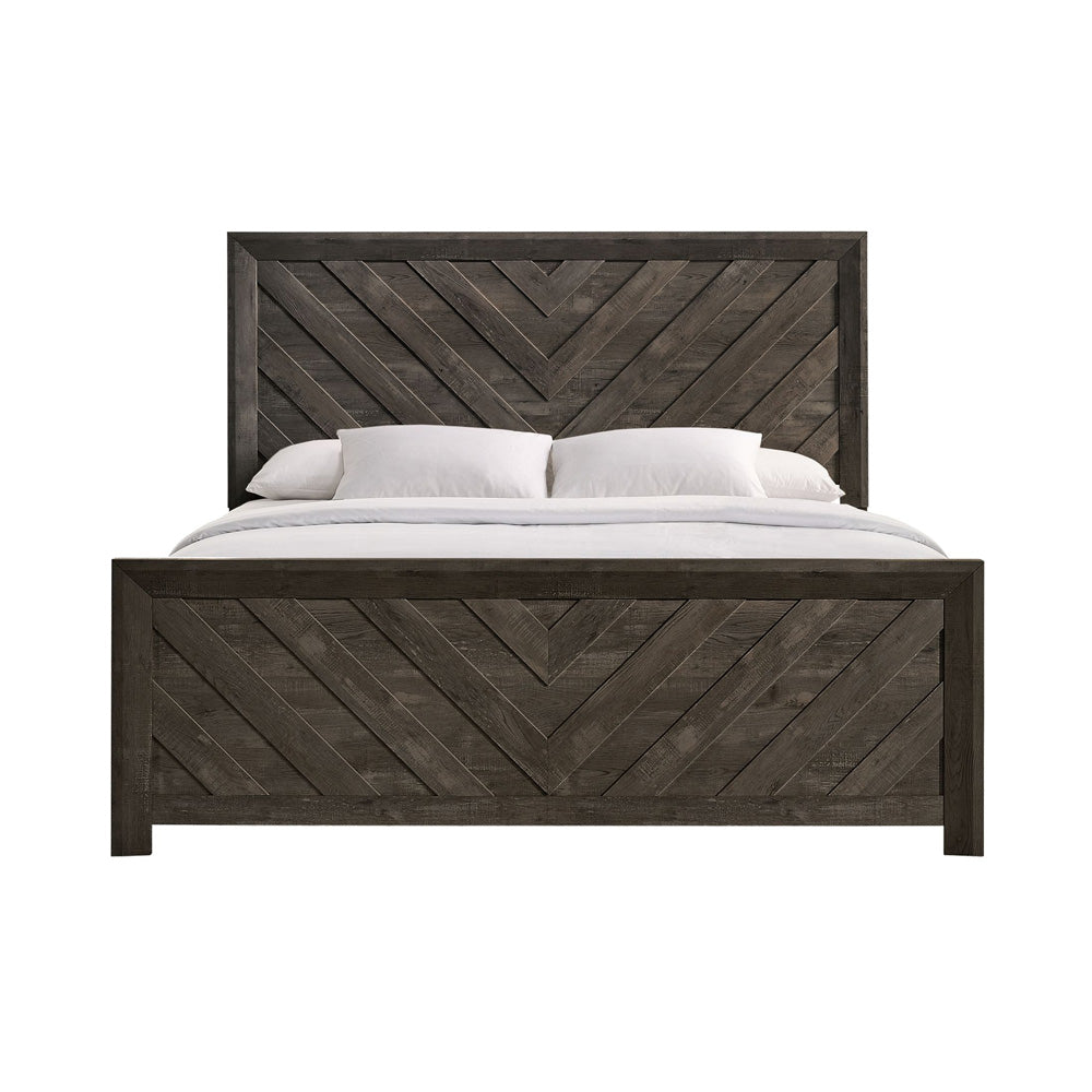 Picket House Furnishings - Ashford King Bed in Mocha Grey - EL400KBZS view 2