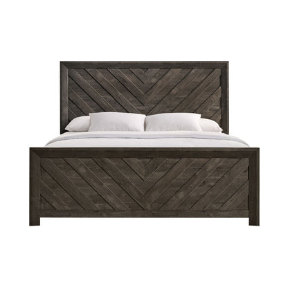 Picket House Furnishings - Ashford King Bed in Mocha Grey - EL400KBZS view 2