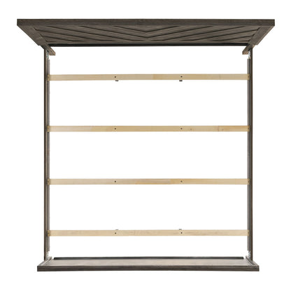 Picket House Furnishings - Ashford King Bed in Mocha Grey - EL400KBZS view 3