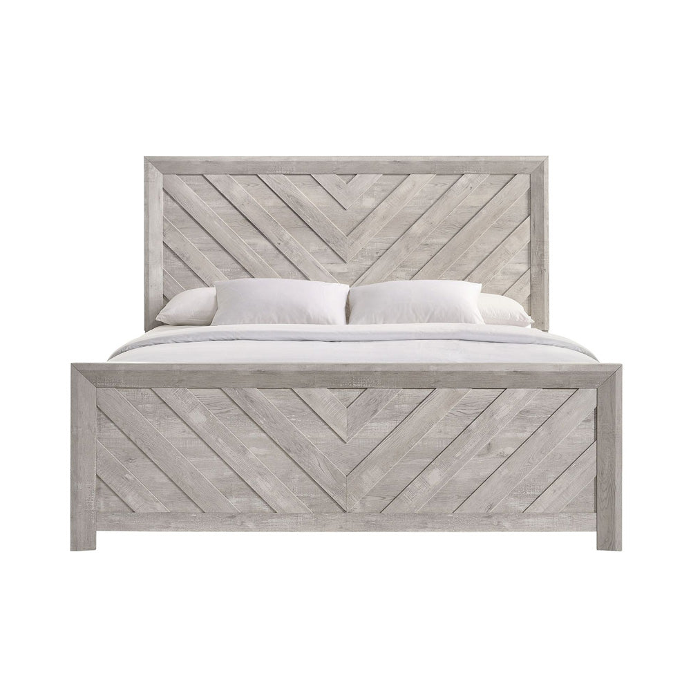 Picket House Furnishings - Ashford King Bed in White - EL700KBZS view 2