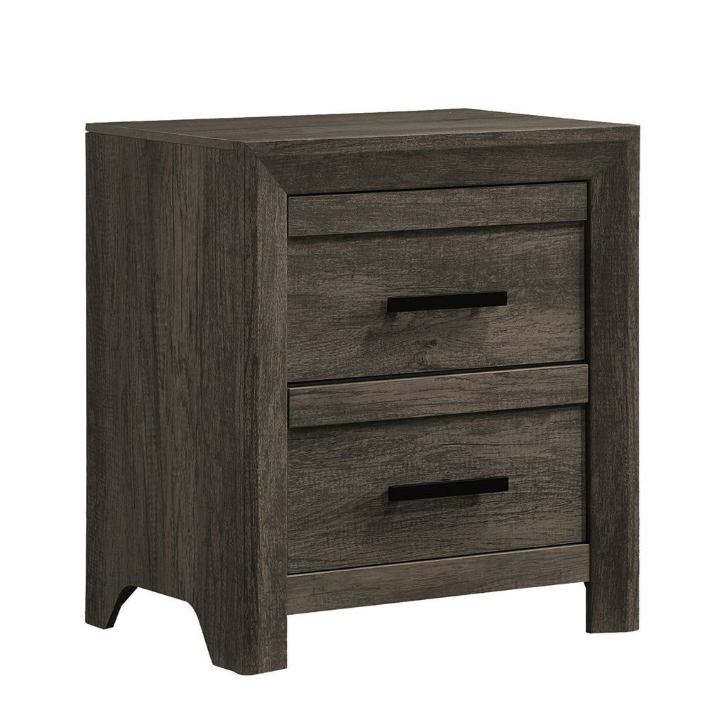 Picket House Furnishings - Ashford King Panel 3PC Bedroom Set in Mocha Grey - EL400KBZS3PC view 4