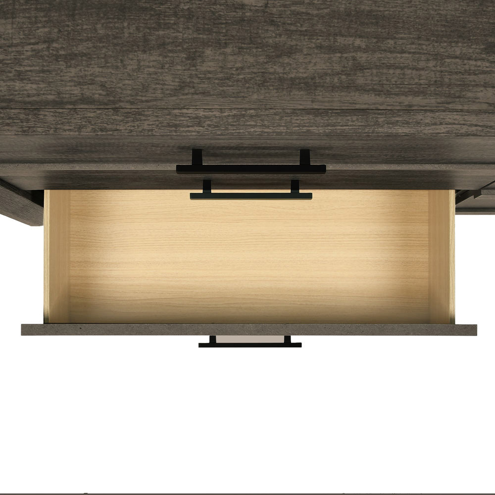 Picket House Furnishings - Ashford King Panel 5PC Bedroom Set in Mocha Grey - EL400KBZS5PC view 8