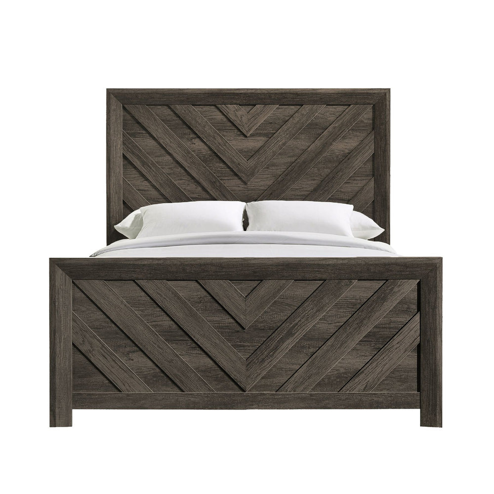 Picket House Furnishings - Ashford Queen Bed in Mocha Grey - EL400QBZS view 2