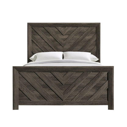 Picket House Furnishings - Ashford Queen Bed in Mocha Grey - EL400QBZS view 2