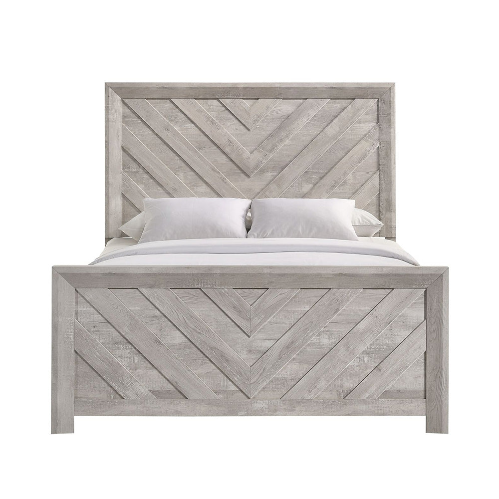 Picket House Furnishings - Ashford Queen Bed in White - EL700QBZS view 2