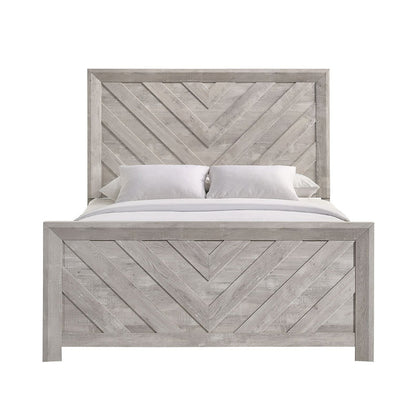 Picket House Furnishings - Ashford Queen Bed in White - EL700QBZS view 2