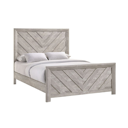 Picket House Furnishings - Ashford Queen Panel 5PC Bedroom Set in White - EL700QBZS5PC view 2