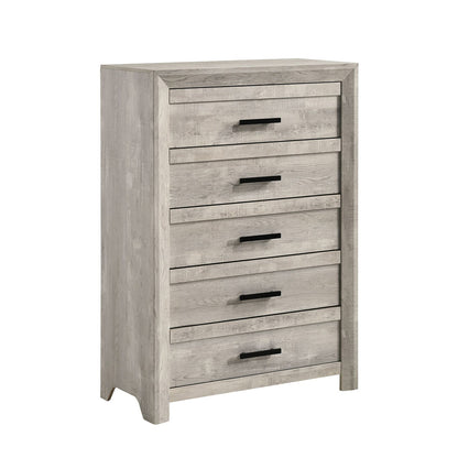 Picket House Furnishings - Ashford Queen Panel 5PC Bedroom Set in White - EL700QBZS5PC view 4