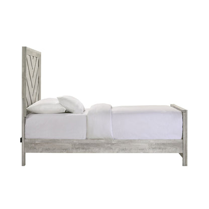 Picket House Furnishings - Ashford Twin Bed in White - EL700TBZS view 3
