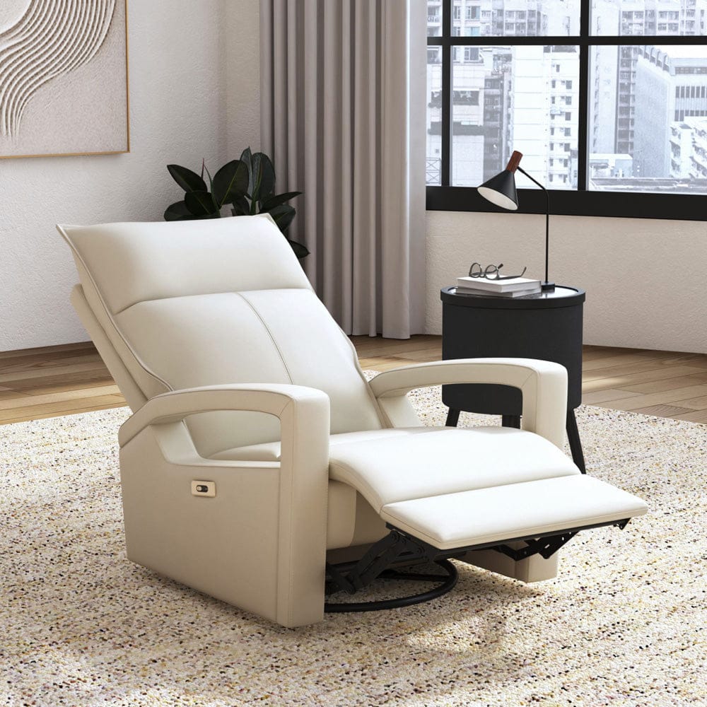 Picket House Furnishings -  Barnard P1 Recliner with Glider and Swivel in Del Mar Cream - U-19020-4614-107P view 7