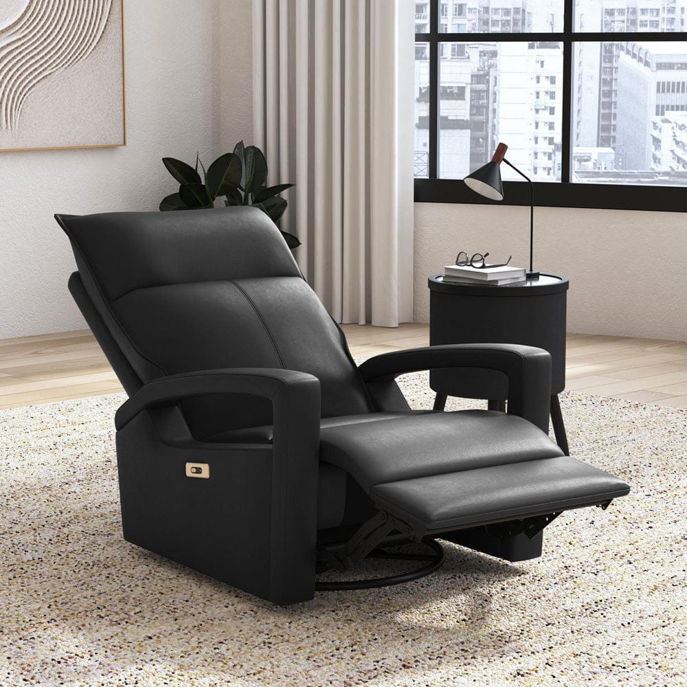 Picket House Furnishings -  Barnard P1 Recliner with Glider and Swivel in Del Mar Grey - U-19020-4617-107P view 7