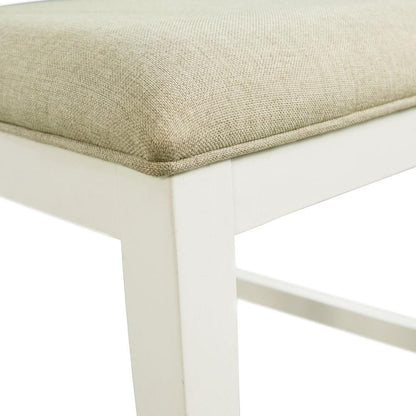Picket House Furnishings - Barrett Ladder Back Side Chair In Natural/White (Set of 2) - DPK100SC veiw 5