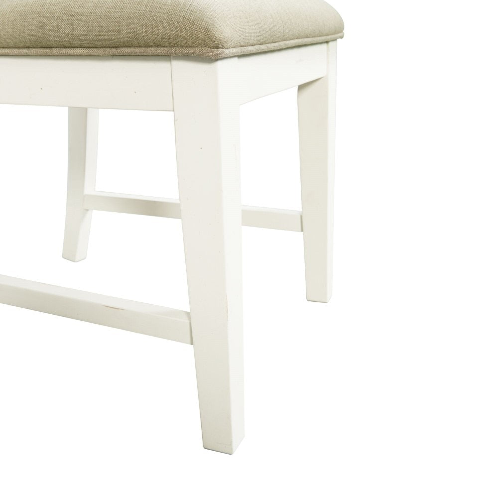 Picket House Furnishings - Barrett Ladder Back Side Chair In Natural/White (Set of 2) - DPK100SC veiw 7