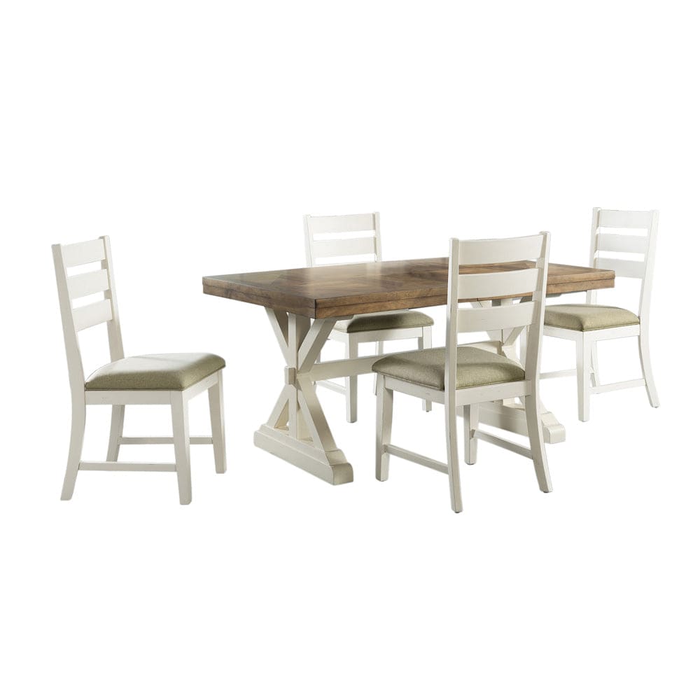 Picket House Furnishings - Barrett Rectangle 5PC Dining Set-Table and Four Chairs - DPK100RK5PC view 1