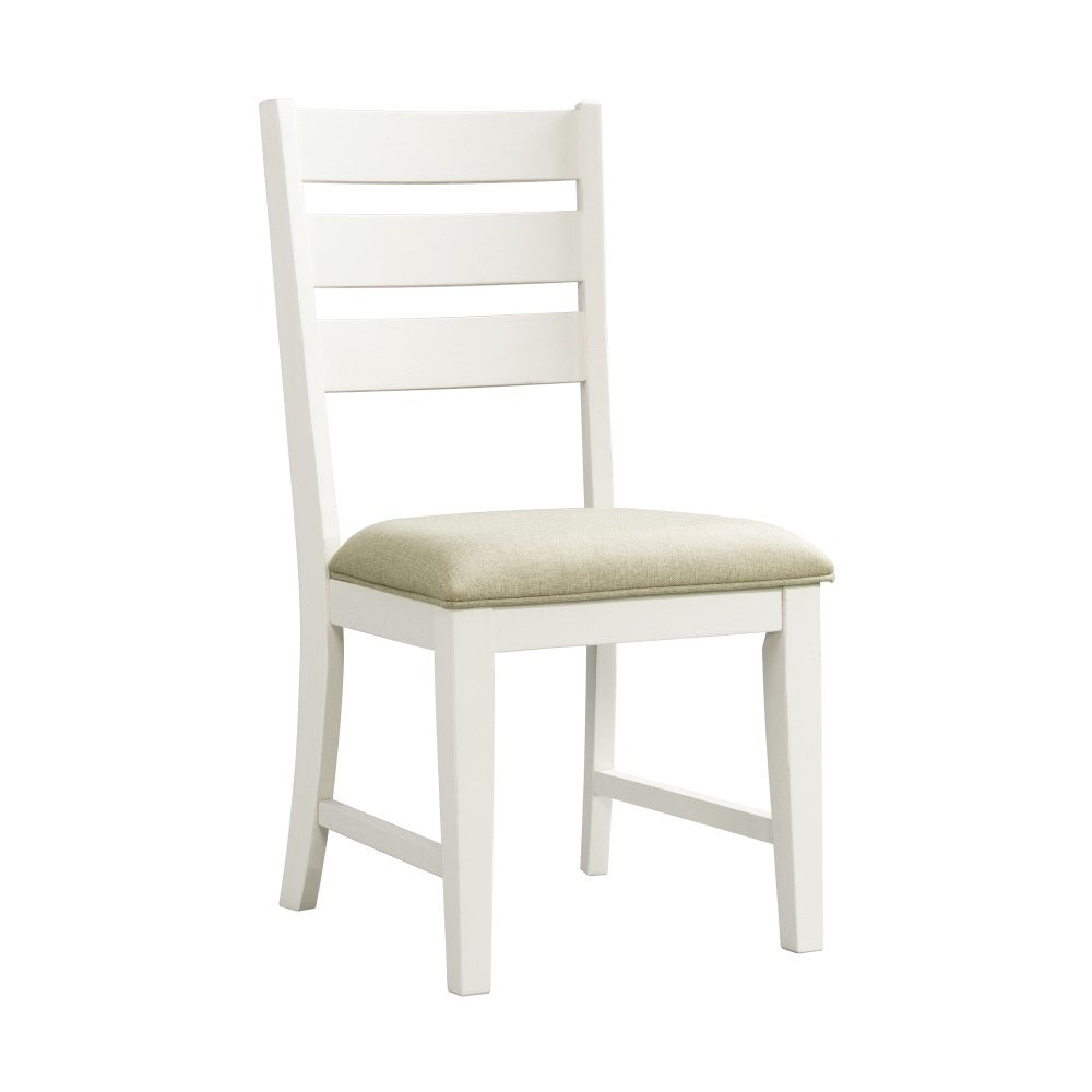 Picket House Furnishings - Barrett Round 6PC Dining Set-Table, Four Side Chairs, and Bench - DPK100RD6PC veiw 3