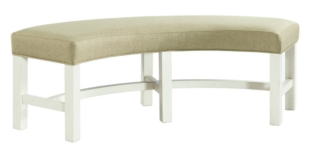 Picket House Furnishings - Barrett Round Bench - DPK100RDBN veiw 1