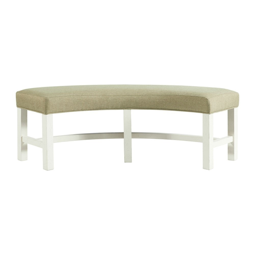 Picket House Furnishings - Barrett Round Bench - DPK100RDBN veiw 2