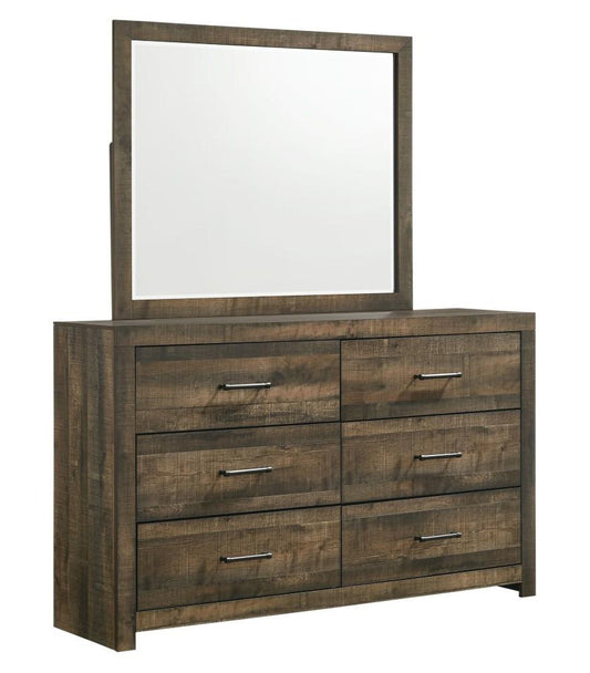 Picket House Furnishings - Beckett 6-Drawer Dresser and Mirror Set - BY500DRMR veiw 1