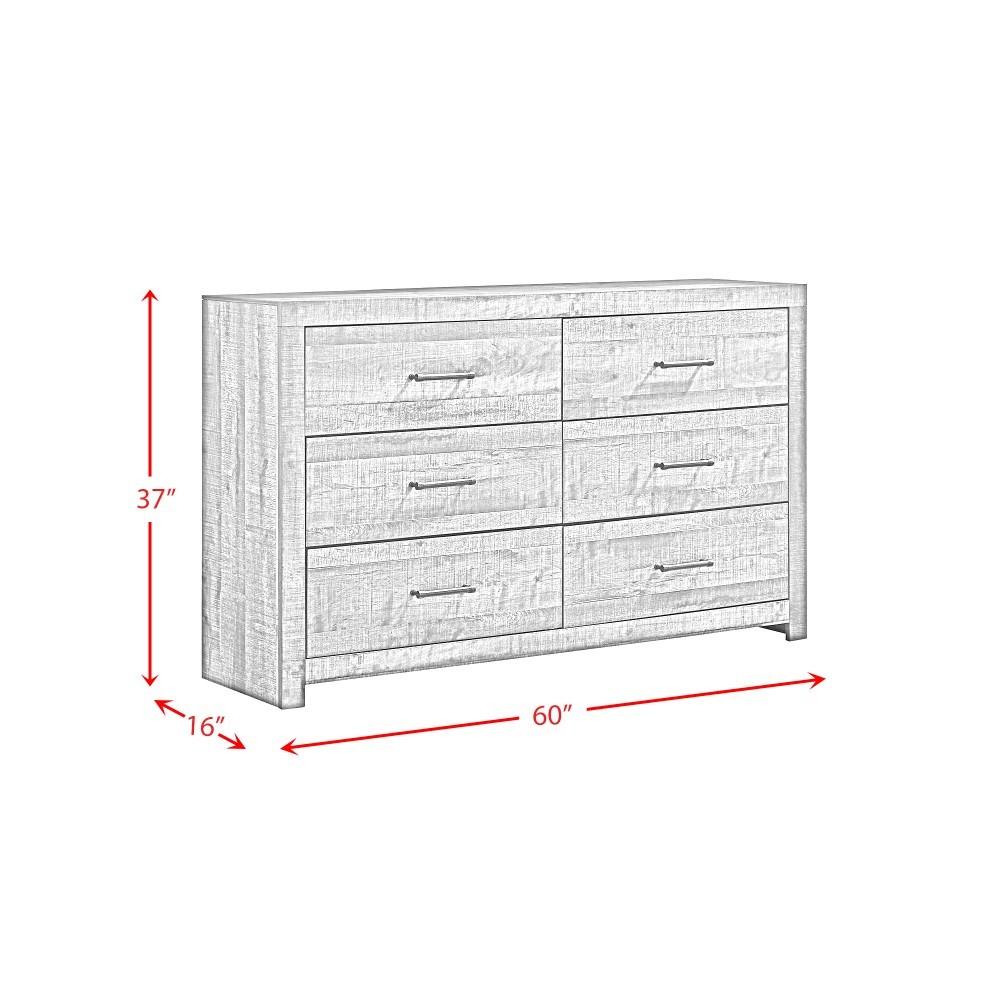 Picket House Furnishings - Beckett 6-Drawer Dresser - BY500DR veiw 9
