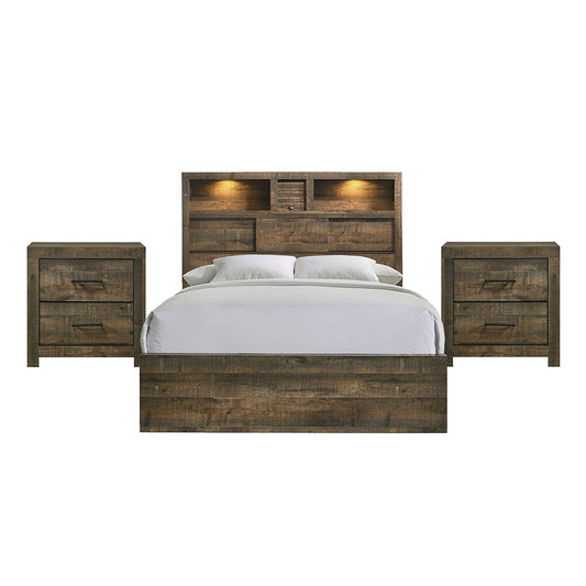 Picket House Furnishings - Beckett Full Bookcase 3PC Bedroom Set - BY520FBNS2 view 1