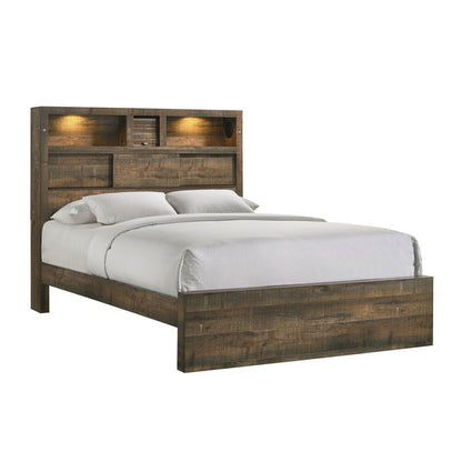 Picket House Furnishings - Beckett King Bookcase 4PC Bedroom Set - BY520KBNSCH view 2