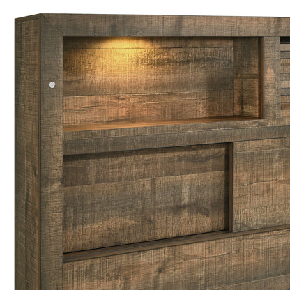 Picket House Furnishings - Beckett King Bookcase 4PC Bedroom Set - BY520KBNSDR view 4
