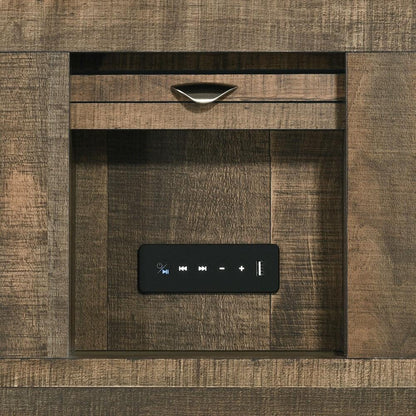 Picket House Furnishings - Beckett King Bookcase Panel 5PC Bedroom Set with Bluetooth - BY520KB5PC veiw 12